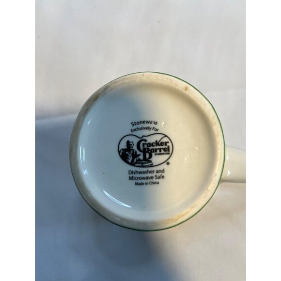 Cracker Barrel Mushroom Butterfly Floral Cottage Core Mug Stoneware - Picture 3 of 6